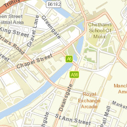 98 Corporation Street, Manchester, Greater Manchester Street Map