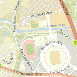 Alan Turing Way, Manchester, Greater Manchester Street Map