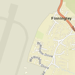 Finningley Street Map