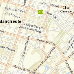 Manchester Street Map