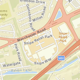 191-197 Droylsden Road, Audenshaw, Manchester Street Map