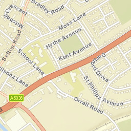 Litherland Street Map