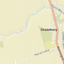 Glazebury Street Map