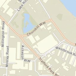 Trafford Park Street Map