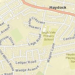 Haydock Street Map