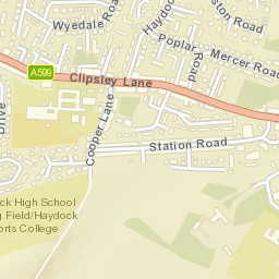 208 Clipsley Lane, Haydock, Saint Helens, Merseyside WA11 0HU Street Map