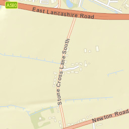 121 Stone Cross Lane South, Lowton WA3, UK Street Map
