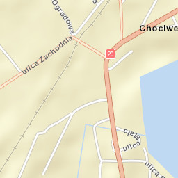 Chociwel Street Map