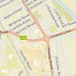 1 Kirk Road, Bootle, Merseyside L21, UK Street Map