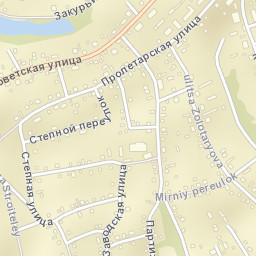 Kytmanovo Street Map