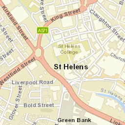 Brook Street, Saint Helens, Merseyside WA10, UK Street Map