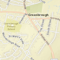 2 Potter Hill, Rotherham, South Yorkshire S61 Street Map