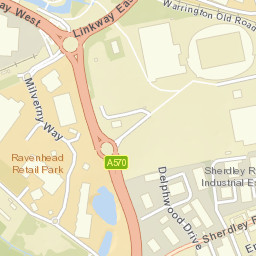 Ravenhead Retail Park, 5 Milverny Way Street Map