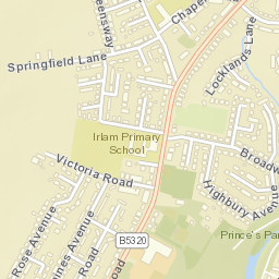 Irlam Street Map