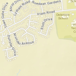 171 Irlam Road, Urmston, Manchester Street Map