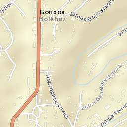 Bolkhov Street Map