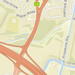 Chester Road, Stretford M32, UK Street Map