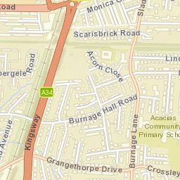 25-27 Burnham Drive, Manchester M19 2JJ Street Map