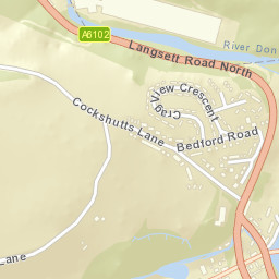 Oughtibridge Street Map