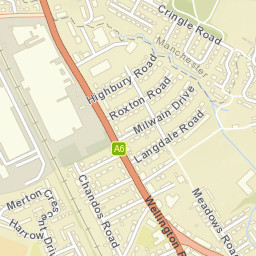 Heaton Chapel Street Map