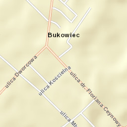 Bukowiec Street Map