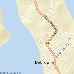 Dąbrówno Street Map