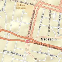 Szczecin Street Map