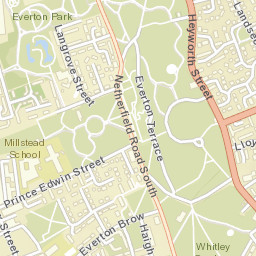 Saint George's Hill, Liverpool, Merseyside L5 Street Map