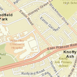 248 East Prescot Road, Knotty Ash, Liverpool, Merseyside L14  Street Map