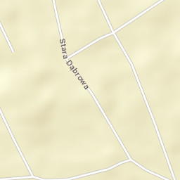 Stara Dąbrowa Street Map