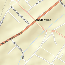 Jastrowie Street Map