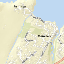 Cemaes Bay Street Map