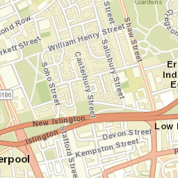 17 Prescot Street, Liverpool, Merseyside L7 Street Map