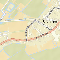 Uithuizermeeden Street Map