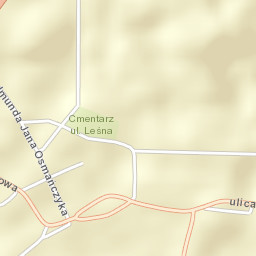 Zakrzewo Street Map