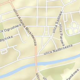 Świecie Street Map