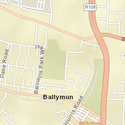 Ballymun Street Map