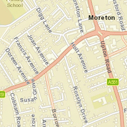 Moreton Street Map