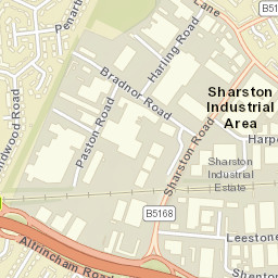 Universal House, 1 Sharston Road, Manchester Street Map