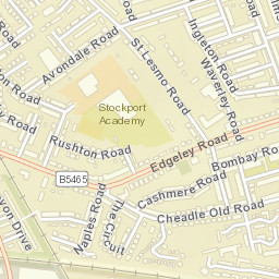 92 Avondale Road, Stockport, Greater Manchester Street Map