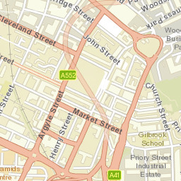 Birkenhead Street Map