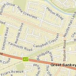 2 Whitethorn Avenue, Warrington WA5, UK Street Map