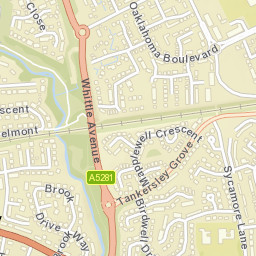 Great Sankey Street Map