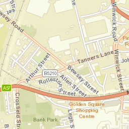 32 Winwick St, Warrington WA2, UK Street Map