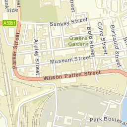 16 Legh Street, Warrington, Cheshire WA1 Street Map