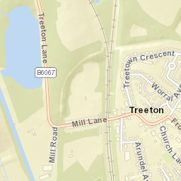 Treeton Street Map