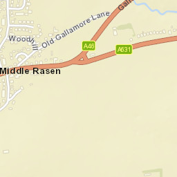 Middle Rasen Street Map