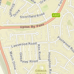 126 Big Meadow Road, Birkenhead, Merseyside Street Map