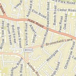 150 Ashley Road, Hale, Altrincham, Cheshire Street Map