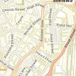 Sheffield Street Map
